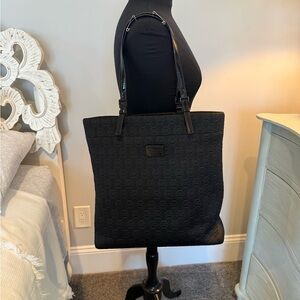 Michael Kors Black Embossed Tote